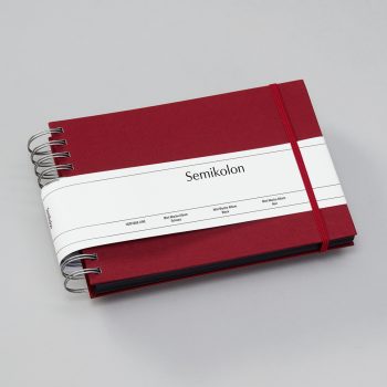 Mucho Album Mini, Heritage Line, Spiral Binding,25x16cm, burdundy