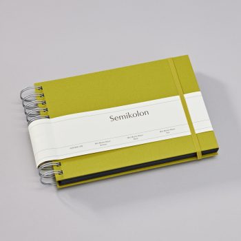 Mucho Album Mini,Spiral Binding, 25x16cm, matcha