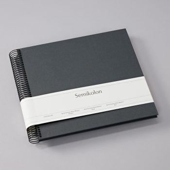 Spiral Photo Album Economy Medium,  23x22.3cm, lava stone