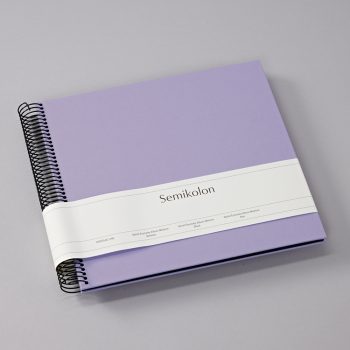 Spiral Photo Album Economy Medium,23x22.3cm, lilac silk