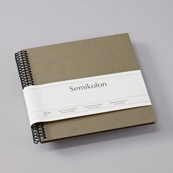 Spiral Photo Album Economy Piccolino,17x17cm, fango
