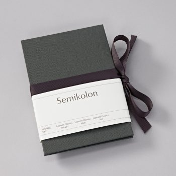 Leporello Photo Album Classic, lava stone