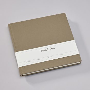 Guest Book, Heritage Line, 25x23cm, fango