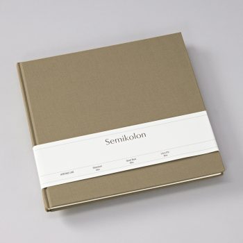 Guest Book, Slim, 24x23.5cm, fango