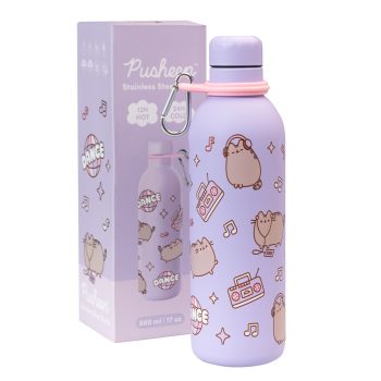 PUSHEEN MOMENTS 500 ML HOT &  COLD METAL BOTTLE