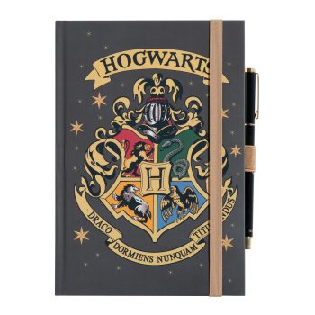 HARRY POTTER HOGWARTS PREMIUM A5 NOTEBOOK WITH PEN