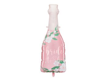 Foil balloon Bottle Bride to be, 49.5x108.5 cm