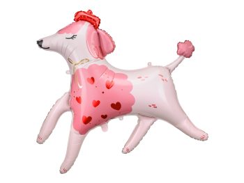 Foil balloon Poodle, 119x108 cm