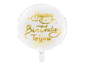 Foil balloon Happy Birthday To You, 35cm