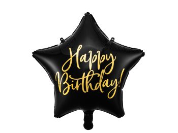 Foil balloon Happy Birthday, 40cm