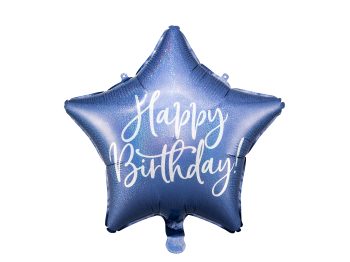 Foil balloon Happy Birthday, 40cm