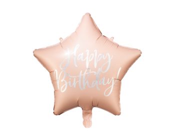 Foil balloon Happy Birthday, 40cm