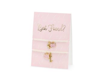 Card with bracelets Best Friends, 10.5x14.8cm