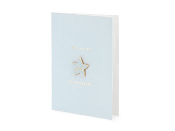 Card with enamel pin Dad, 10.5x14.8cm