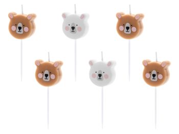 Birthday candles Bear, 3cm