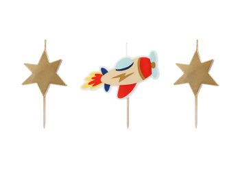 Birthday candles Airplane, 4.5-5 cm