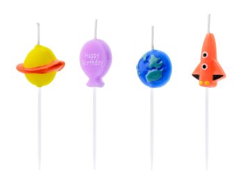 Birthday candles Space, 2-3cm