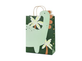 Gift bag Dinosaur, 10x24x37 cm