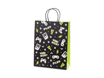Gift bag Gamepads, 10x24x32 cm