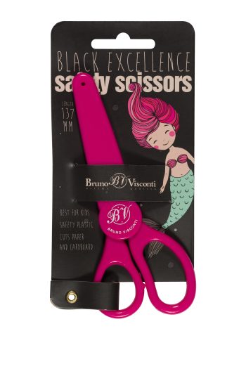Stainless steel scissors "SAFECUT", 13.7 sm
