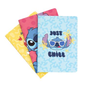 STITCH TROPICAL PACK OF 3 A5 NOTEBOOKS STITCH