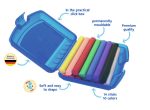 Creaplast Kinderknete 198_10B Blau 240g-Creaplast_Knetmasse_Etui_blau_Vorderseite_CMYK_2023_MDB-web
