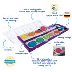 Deckfarbkasten Color Edition 735_K12V Violett, Faltschachtel-K12_PROMO_LILA_Retusche-highres