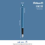 Füllhalter P6 Ineo Elements Ocean Blue, Metalletui dynamisch offen-INEO_FH_Etui_dyn_offen_CMYK_OceanBlue_PIM_MAM-web