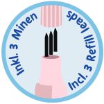 Zirkel griffix GZI_1_B Beere in Hängeschachtel, Vorderseite-Pelikan_griffix_Zirkel_Beere_FS_Retusche_2021_MDB-highres