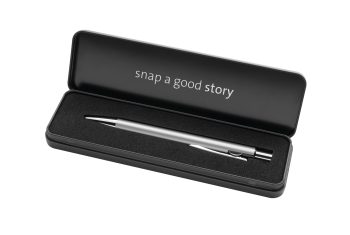 Գրիչ գնդիկավոր Pelikan Ballpoint Pen Snap Metallic K10, 1 pc in Metal Case, Silver
