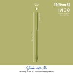 Kugelschreiber K6 Ineo Elements Green Oasis, Metalletui dynamisch offen-INEO_Etui_dyn_offen_GreenOasis_PIM_MAM-highres