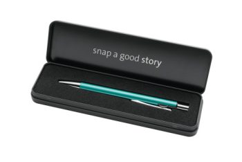 Գրիչ գնդիկավոր Pelikan Ballpoint Pen Snap Metallic K10, 1 pc in Metal Case, Turquoise