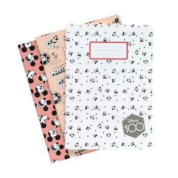 Հավաքածու - DISNEY 100TH ANNIVERSARY PACK OF 3 A5 NOTEBOOKS