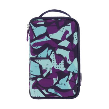 Գրչատուփ pencil pouch 2 Go Camo Purple Herlitz