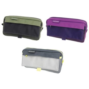 Գրչատուփ pencil pouch with 2 add.bags colours assorted Herlitz