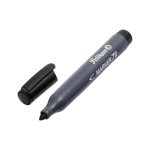 Permanent Marker 711 Schwarz mit Rund-Docht, dynamisch-Marker_711_schwarz_dynamisch_geschlossen-highres