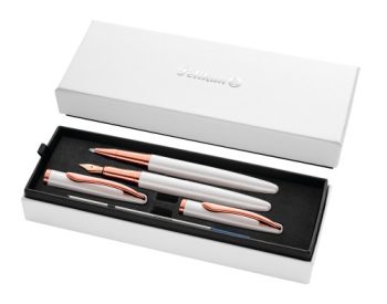 Հավաքածու գրիչների Pelikan Fountain Pen & Roller Jazz Noble Elegance Set, Pearl