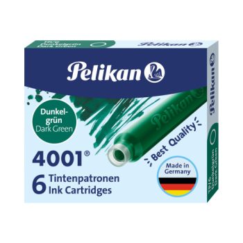 Թանաք Pelikan Ink Cartridges TP/6 Ink 4001 Dark green