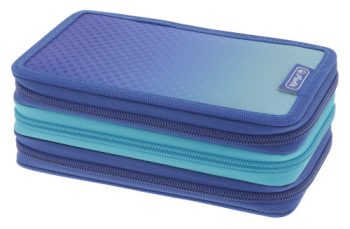 Գրչատուփ TriCase Dip Dye Blue/Turquoise, top view bottom