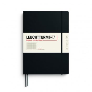 Նոթատետր A4+ վանդակ Notebook Hardcover Master Classic (A4+), Leuchttrum1917, 235 P., Squared, black