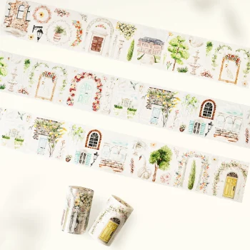 Դեկորատիվ սկոչ Pre-cut French Courtyard Wide Washi/PET Tape - PET Tape