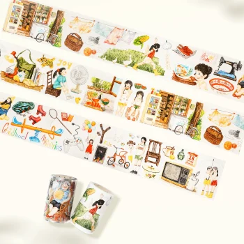 Դեկորատիվ սկոչ Pre-cut Childhood Memories Wide Washi/PET Tape - PET Tape
