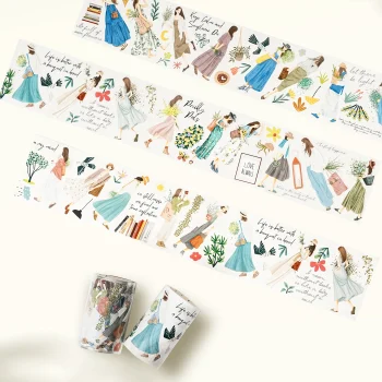 Դեկորատիվ սկոչ Pre-cut Velvet Voyage Wide Washi/PET Tape - PET Tape