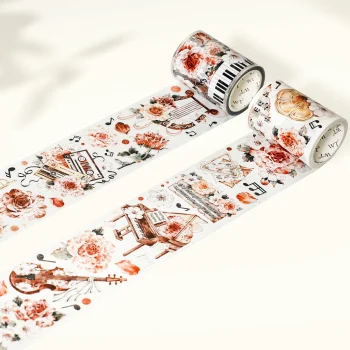 Դեկորատիվ սկոչ Pre-cut Rose Sonata Wide Washi/PET Tape - PET Tape