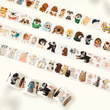 Դեկորատիվ սկոչ Tail Waggers Washi Tape Sticker Set