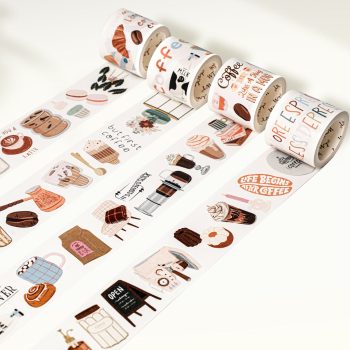 Դեկորատիվ սկոչ Coffee? Washi Tape Sticker Set