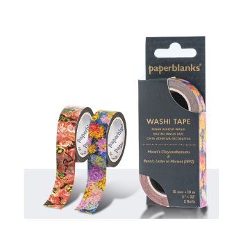 Դեկորատիվ Washi Tape Mixed Pack Monet's Chrysanthemums/Renoir, Letter to Morisot (1892) Washi Tape