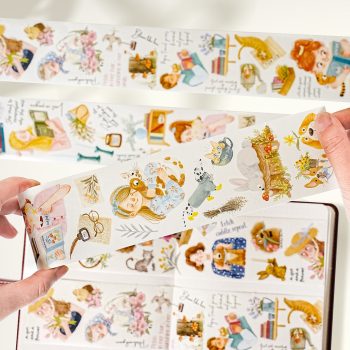 Դեկորատիվ սկոչ Pre-cut Sunday Vibe Wide Washi Paper - PET Tape