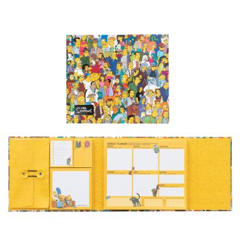 Հավաքածու The Simpsons THE  WEEKLY PLANNER WITH STICKY NOTES