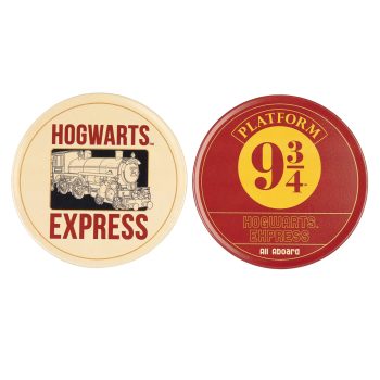 Տակդիր բաժակի HARRY POTTER SET OF 2  PLATFORM 9 3/4 COASTERS
